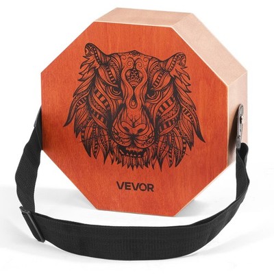 VEVOR Unique Cajon Box Drum Wood Percussion Instrument Guitar Strings Adjustable