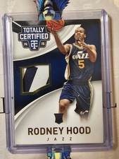 2014-15 Panini Totally Certified Patch Gold 10/10 Rodney Hood #97 Rookie RC