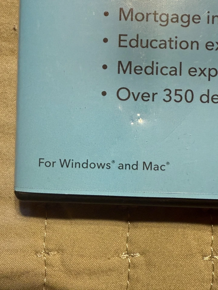 Intuit TurboTax Deluxe CD IRS Federal E-File Return Tax Preparation Win & Mac - Image 3 of 4