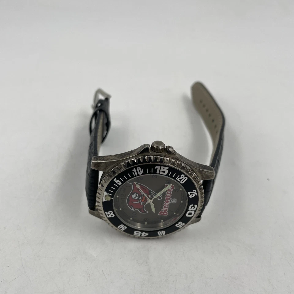 RELOJ TAMPA BAY “BUCCANEERS” - 1997 NFLP “SUN TIME” ¡EL COMPETIDOR NUNCA USADO! Foto 3 de 4