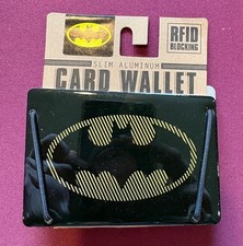 Batman Slim RFID Blocking Aluminum Credit Card Wallet Bioworld DC