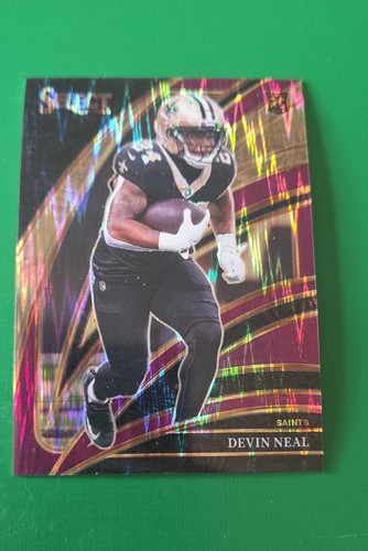 2025 Panini Select - Club Level Devin Neal #241 Purple Shock Prizm /699 (RC)