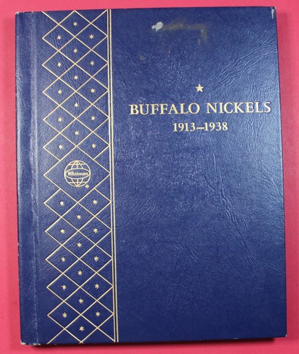 WHITMAN BOOKSHELF ALBUM 9408 BUFFALO NICKELS 1913-1938