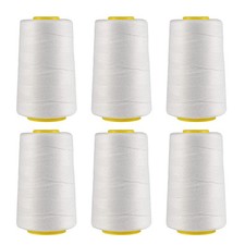6 Rolls Heavy Duty Industrial Sewing Thread for Bag Sewing Closer Machine