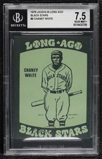 1978 Fleer Laughlin Long Ago Black Stars Chaney White #9 0q3