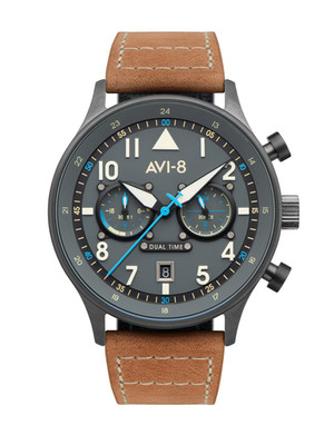AVI-8 Hawker Hunter Carey Stainless Steel 43.5mm Japanese Quartz Wristwatch