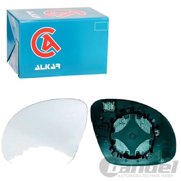 Alkar Spiegelglas Beheizbar Konvex Links Passend FüR Skoda Yeti | 6431611-image
