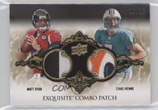 2008 Upper Deck Exquisite Collection Combo 5/35 Matt Ryan Chad Henne Patch r1i