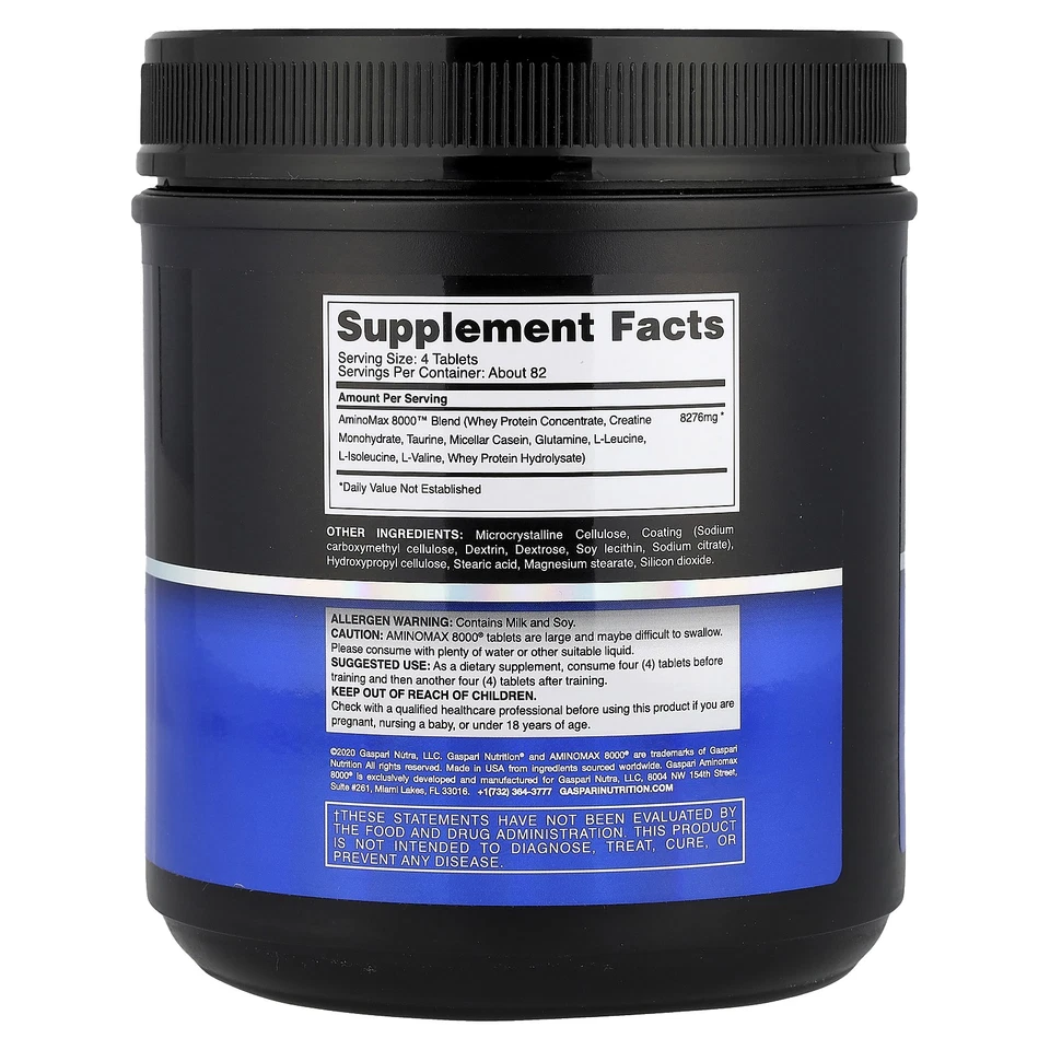 AminoMax 8000®, 325 таблеток - Изображение 2 из 2
