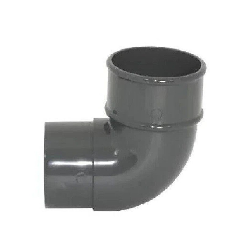 Floplast Down Pipe RBM1GR 50mm Miniflo - 92.5 Degree Offset Bend - Grey