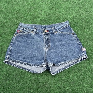 Vintage LEE Dungarees Can't Bust Em Denim Carpenter Shorts Sz M