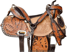 Western Horse Saddle Leather Barrel Racing Racer Handmade Equestrian Trail Tack