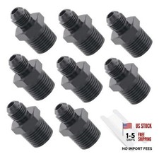 6AN Male Flare to 3/8" NPT Pipe Fitting 6AN to 3/8NPT Straight Flare NPT