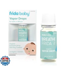 Frida Baby Breathefrida Vapor Bath Drops, Baby Congestion Relief with Eucalyp