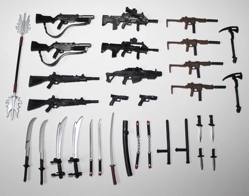 PURGE 574 Mixed Weapons Accessories Lot GIJOE CLASSIFIED SERIES 6" Scale 1/12