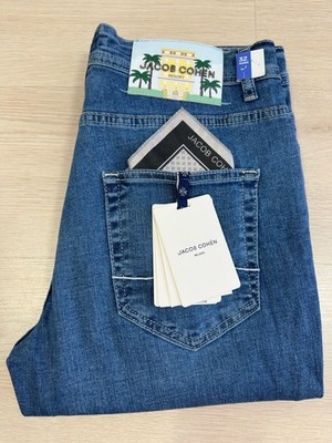 JACOB COHEN MENS JEANS W34 L34 BARD REGULAR FIT