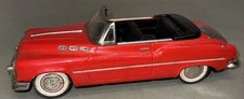 Showa Retro Cadillac/Buick Red Tin Toy Car  Friction Working