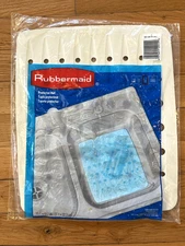 NOS Vintage 1995 Rubbermaid Sink Mat 1291 Almond Made in USA NEW OLD STOCK