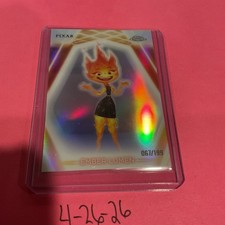Topps Neon Refractor Ember Lumen CNE-181 /199 Pixar Elemental Trading Card