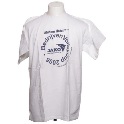 B&C, T-shirt, Größe: XL, Exact 190, Weiß, Baumwolle, Print #9Yw