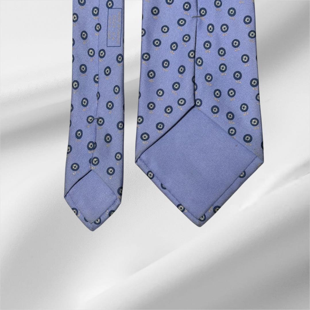 Superb Condition HERMES Allover Pattern Dot Flora… - image 3