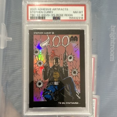 Canvas Marketing Adhesive Artifacts 2026 Stephen Curry TRC-5 SDS PSA 8 04/50