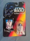 Star Wars The Power of the Force R2-D2 Action Figure personalized autograph