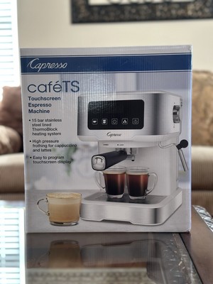 Capresso Café TS 15-Bar Touchscreen Espresso & Cappuccino Machine. New in Box.