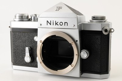 [NEAR MINT] Nikon F Eye level Silver 35mm SLR Film Camera From JAPAN