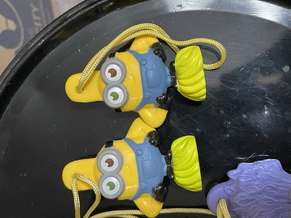 General Mills Minions Ornaments 2014 Lot Of 4 Bob Dave Evil - Image 4 of 4