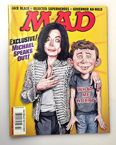 MAD Magazine #438 Feb 2004 Michael Jackson Rejected Superheroes LN / NM Unfolded