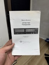 Narco Avionics AT165 TSO Transponder Operation Manual 03609-0621