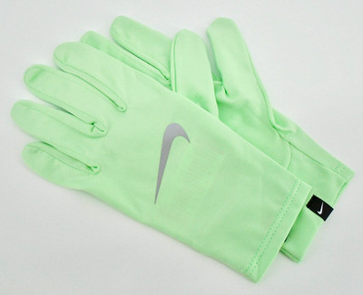 Nike Pacer Gloves Running Adult Medium/Large Vapor Green/Silver