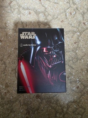 (New) Audio-Technica Limited Ed. Star Wars Wireless Earbuds Darth Vader 