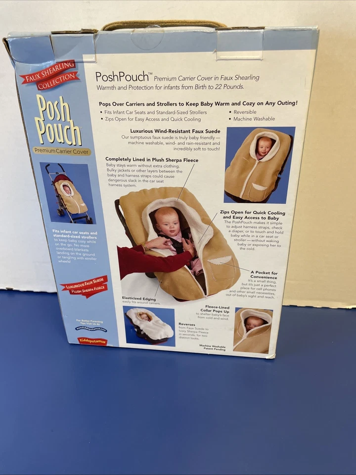 Funda de transporte premium Kiddopotamus PoshPouch Foto 2 de 4