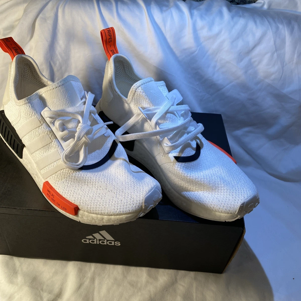 adidas NMD R1 Black Solar Red 2020 | eBay
