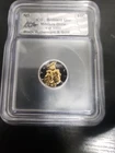 1944 Mercury Dime ICG Brilliant UNC Black Rhodium Gold