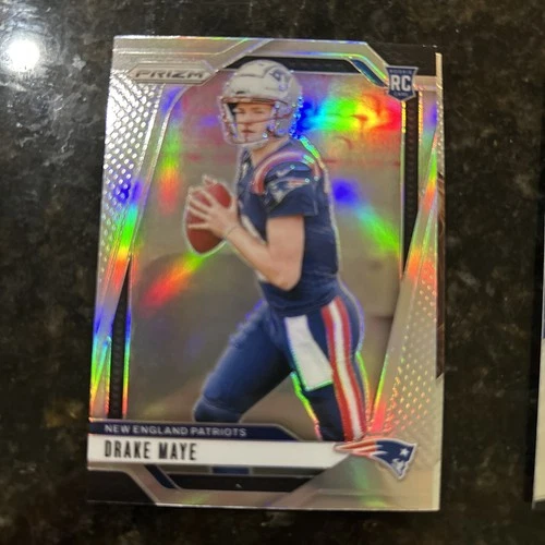 2024 Panini Prizm Rookies Drake Maye #329 Silver Prizm (RC)