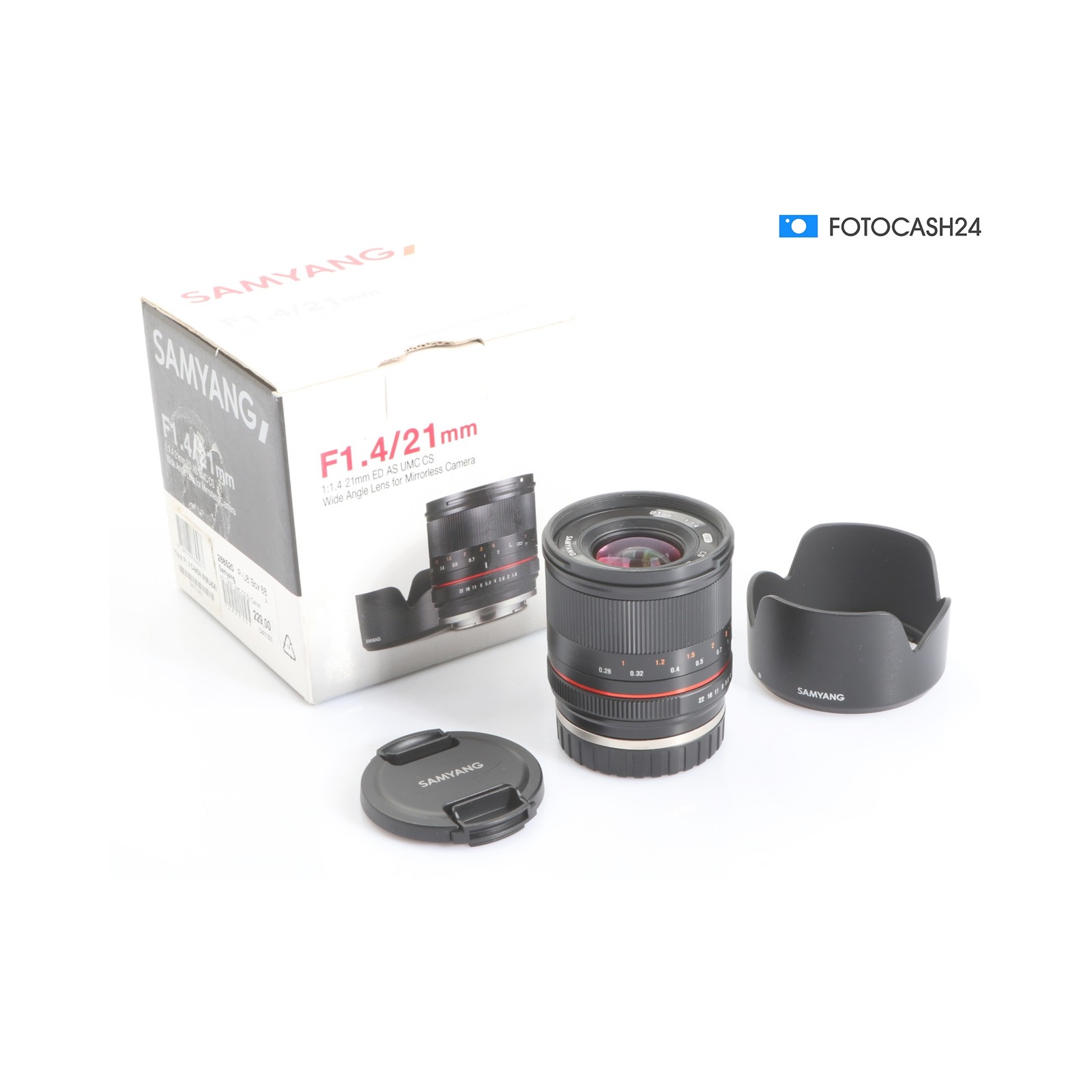 Samyang AS 1.4/21 UMC CS Lens For Canon Top (288520)