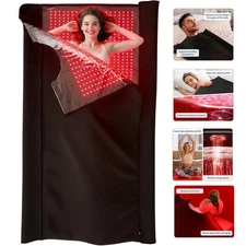 Red Light Therapy Mat 2680LEDs Full Body Infrared Light Blanket for Pain Relief