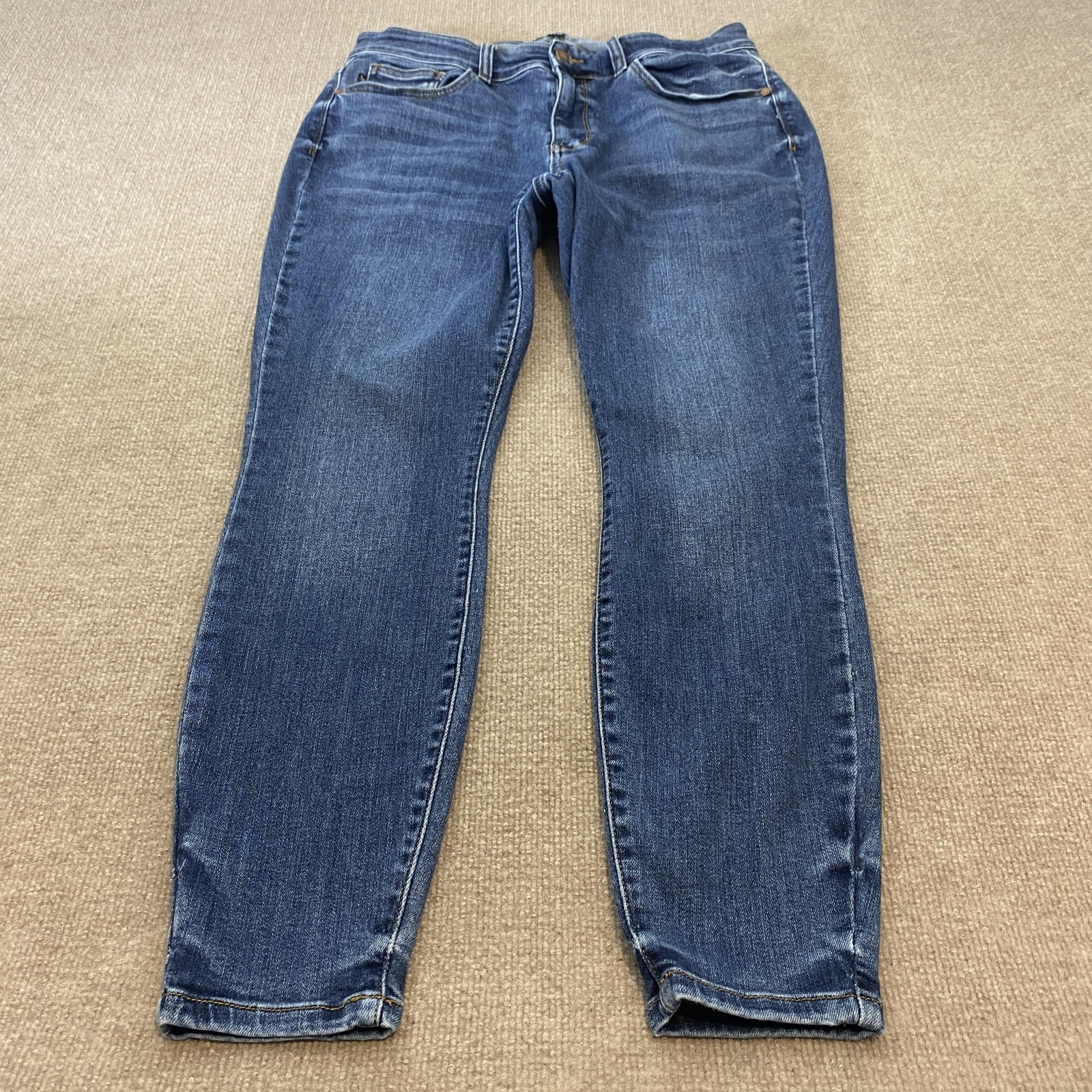 Judy Blue Skinny Jeans Womens 14W Med Wash Mid Rise Stretch Denim JB82252MD-PL