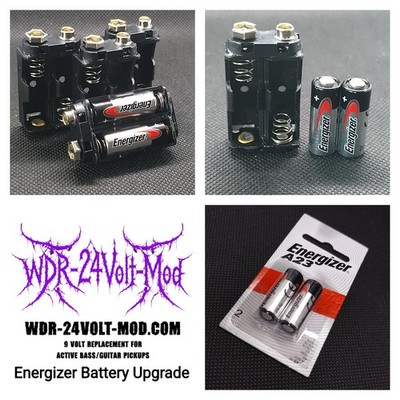 WDR-24Volt-Mod Active Guitar/Bass Booster For EMG & Fluence (Energizer Upgrade)