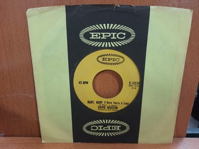 45 / David Houston / 1969 / Baby, Baby (I Know You're A Lady) / True Love's A...
