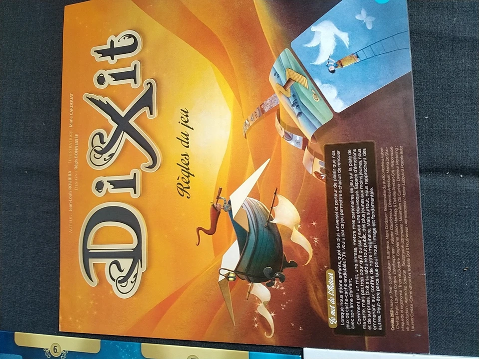 DIXIT LIBELLUD Jeu De L'année 2009 NEUF JEU DE SOCIETE  Livraison Offerte !!! - Photo 4/4