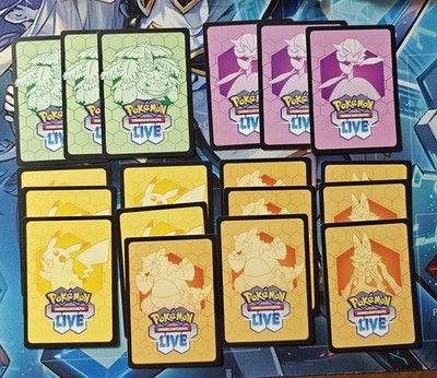 18 Code-Karten Mega-Entwicklung -Optimale Ordnung Pokémon Sammelkartenspiel LIVE