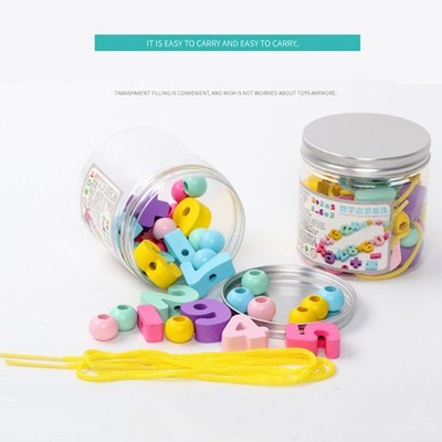 1 Set Digital String Beads Mathematics Enlightenment Beads Number String Beads