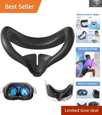 Comfort-Enhancing Silicone Face Pad Cover for Oculus - Anti-Light Leakage Design