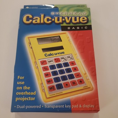 Learning Resources Calc-U-Vue  Calculator