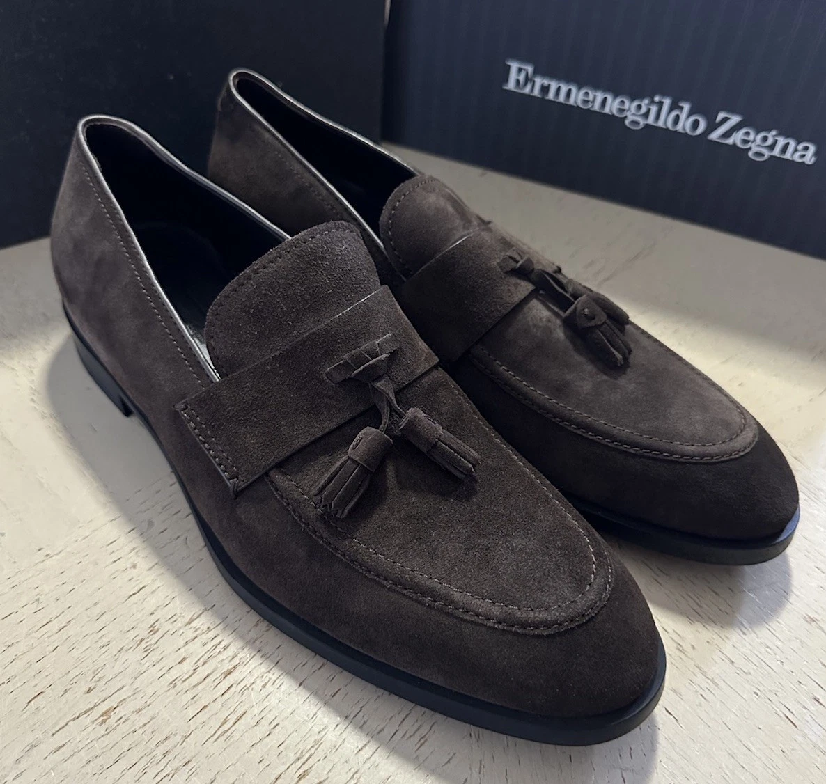 Suede Casual Brown Ermenegildo Zegna Shoes for Men for sale | eBay
