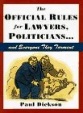 The Official Rules for Lawyers, - Hardcover, by Dickson Paul - Very Good